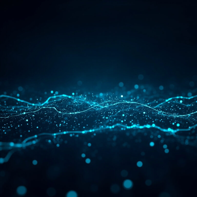 Abstract visualization of institutional trading positions and dark pool activity showing layered depth charts and accumulation zones on dark navy background