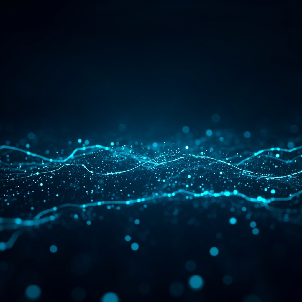 Abstract visualization of institutional trading positions and dark pool activity showing layered depth charts and accumulation zones on dark navy background