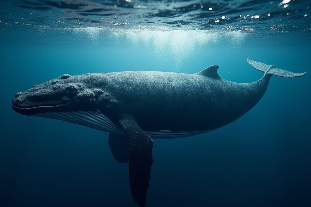 The Whale Playbook Weekly Report banner with abstract whale and deep ocean institutional flow theme
