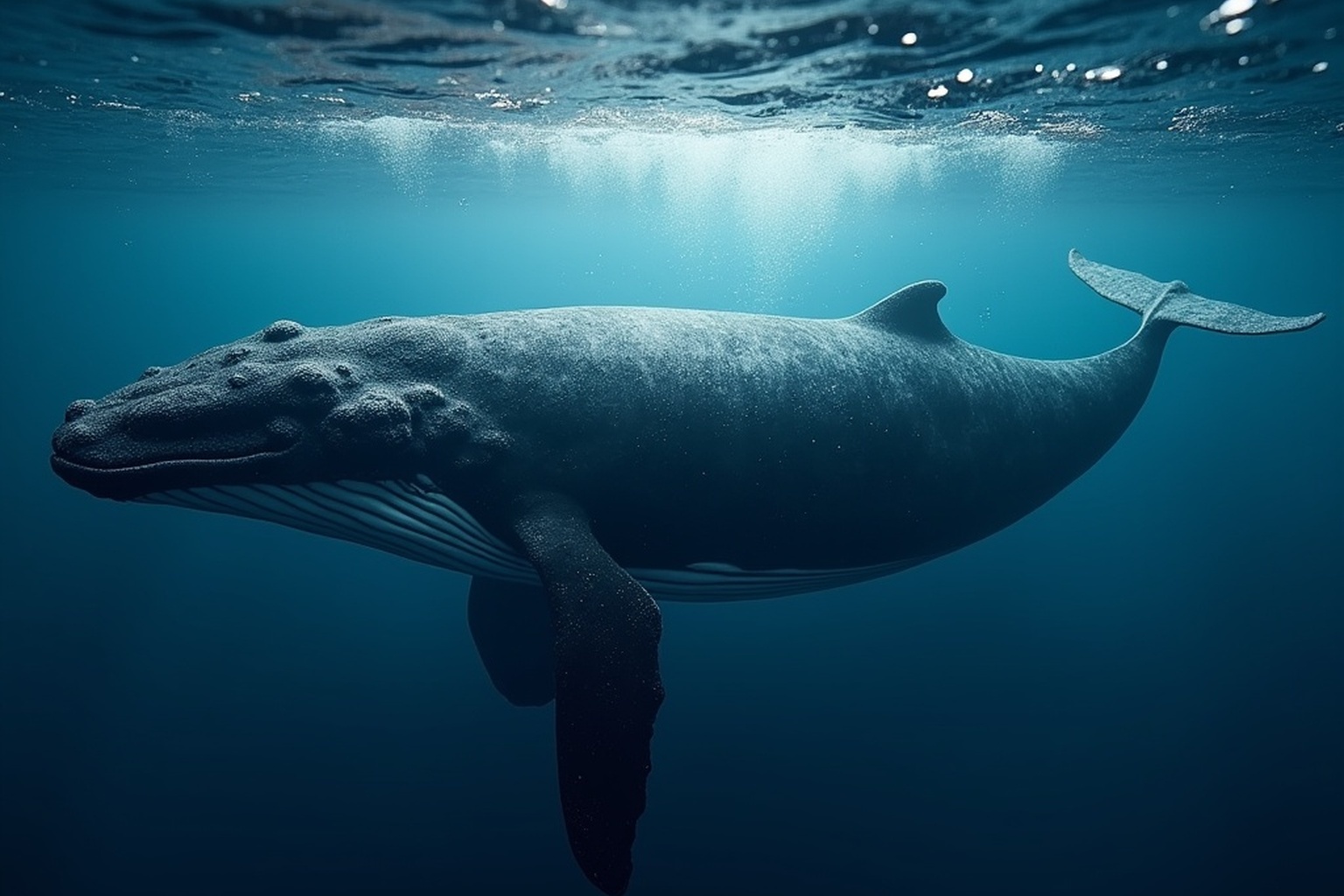 The Whale Playbook Weekly Report banner with abstract whale and deep ocean institutional flow theme